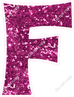 KG 12" Individuals - Hot Pink Sparkle F