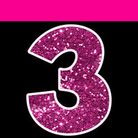 Sparkle - 12" KG 43 pc Number Sets