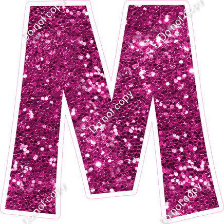 KG 12" Individuals - Hot Pink Sparkle M