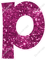 KG 12" Individuals - Hot Pink Sparkle P