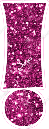 KG 12" Individuals - Hot Pink Sparkle !