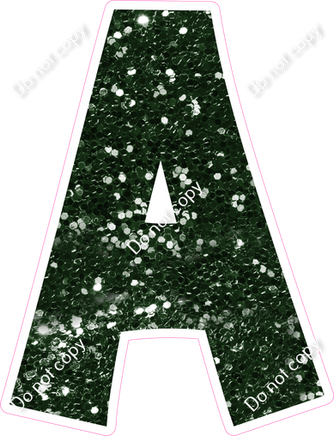 KG 12" Individuals - Hunter Green Sparkle A