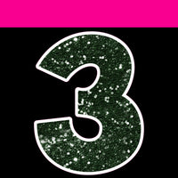 Sparkle - 12" KG 43 pc Number Sets