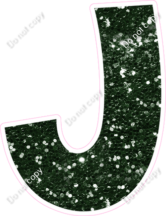 KG 12" Individuals - Hunter Green Sparkle J