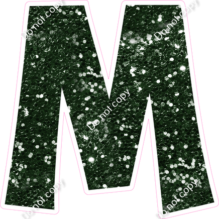 KG 12" Individuals - Hunter Green Sparkle M