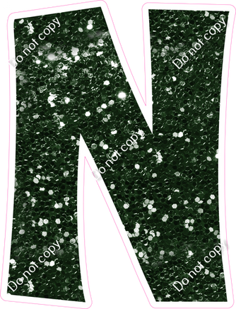 KG 12" Individuals - Hunter Green Sparkle N