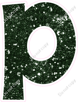 KG 12" Individuals - Hunter Green Sparkle P