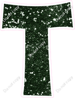 KG 12" Individuals - Hunter Green Sparkle T