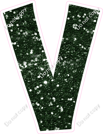 KG 12" Individuals - Hunter Green Sparkle V