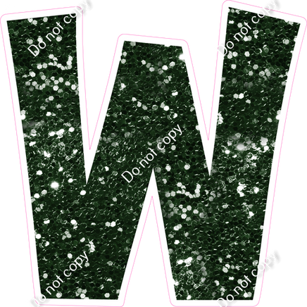 KG 12" Individuals - Hunter Green Sparkle W