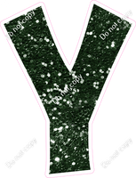 KG 12" Individuals - Hunter Green Sparkle Y