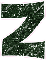 KG 12" Individuals - Hunter Green Sparkle Z