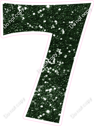 KG 12" Individuals - Hunter Green Sparkle 7