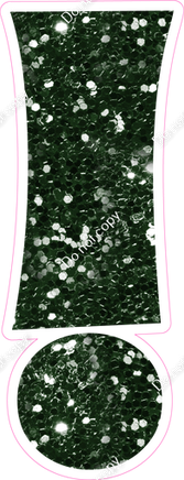 KG 12" Individuals - Hunter Green Sparkle !