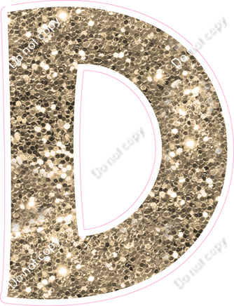 KG 12" Individuals - Khaki Sparkle D