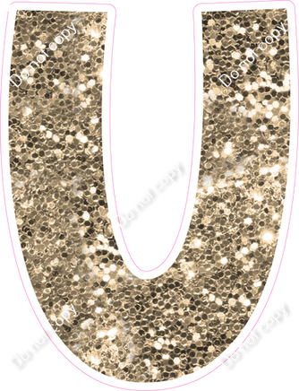 KG 12" Individuals - Khaki Sparkle U