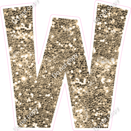 KG 12" Individuals - Khaki Sparkle W