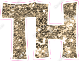 KG 12" Individuals - Khaki Sparkle TH