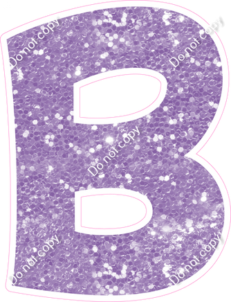 KG 12" Individuals - Lavender Sparkle B