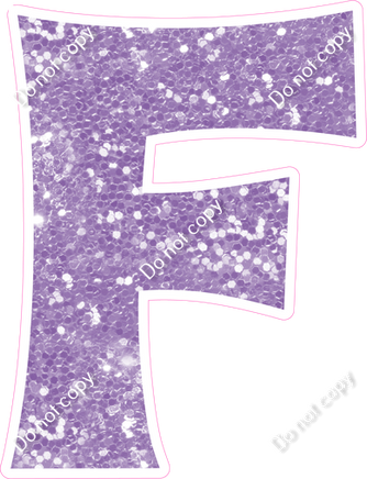 KG 12" Individuals - Lavender Sparkle F