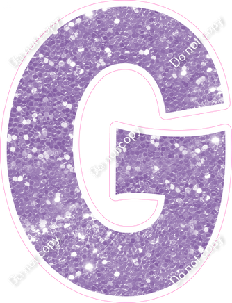 KG 12" Individuals - Lavender Sparkle G
