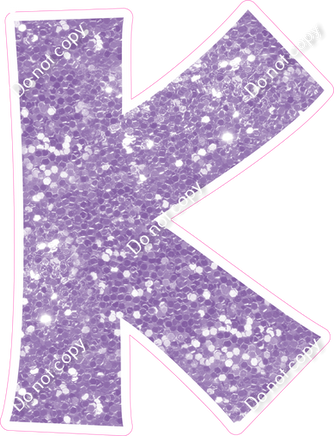 KG 12" Individuals - Lavender Sparkle K