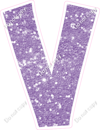 KG 12" Individuals - Lavender Sparkle V