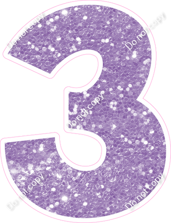 KG 12" Individuals - Lavender Sparkle 3