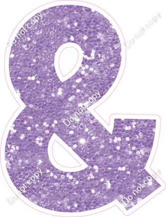 KG 12" Individuals - Lavender Sparkle &