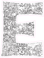 KG 12" Individuals - Light Silver Sparkle E