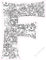 KG 12" Individuals - Light Silver Sparkle F