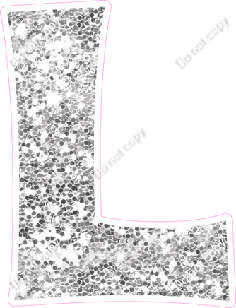 KG 12" Individuals - Light Silver Sparkle L