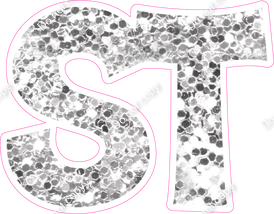 KG 12" Individuals - Light Silver Sparkle ST