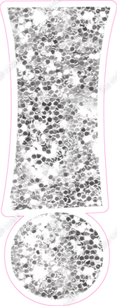 KG 12" Individuals - Light Silver Sparkle !