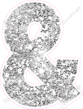 KG 12" Individuals - Light Silver Sparkle &