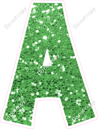 KG 12" Individuals - Lime Green Sparkle A