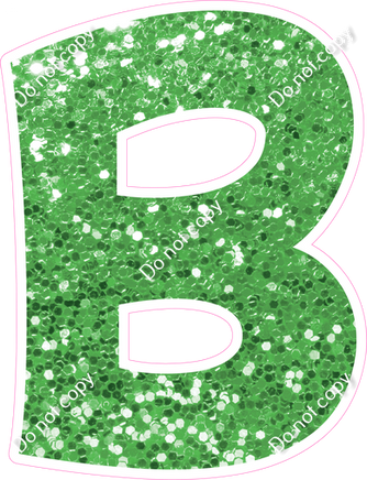 KG 12" Individuals - Lime Green Sparkle B