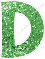 KG 12" Individuals - Lime Green Sparkle D