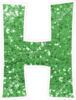 KG 12" Individuals - Lime Green Sparkle H