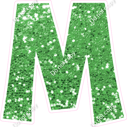 KG 12" Individuals - Lime Green Sparkle M