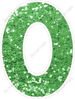 KG 12" Individuals - Lime Green Sparkle O