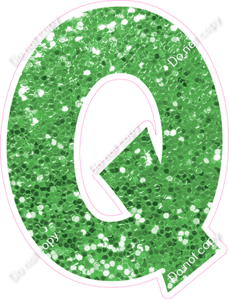 KG 12" Individuals - Lime Green Sparkle Q