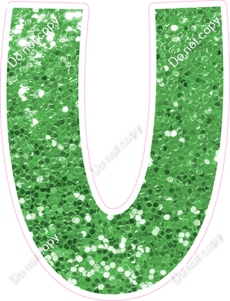 KG 12" Individuals - Lime Green Sparkle U