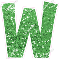 KG 12" Individuals - Lime Green Sparkle W