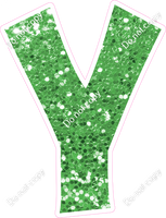 KG 12" Individuals - Lime Green Sparkle Y