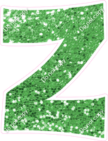 KG 12" Individuals - Lime Green Sparkle Z