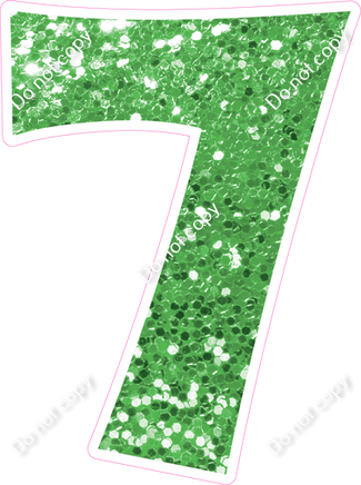 KG 12" Individuals - Lime Green Sparkle 7