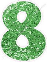 KG 12" Individuals - Lime Green Sparkle 8