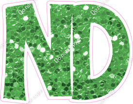 KG 12" Individuals - Lime Green Sparkle ND