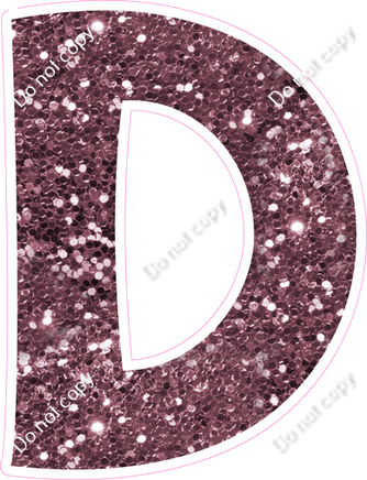 KG 12" Individuals - Mauve Sparkle D